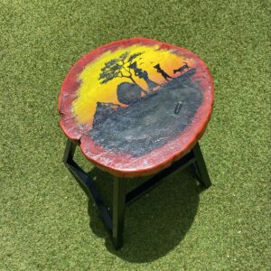 Sunset Safari Stool