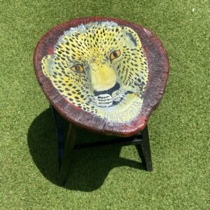 Leopard Glare Stool