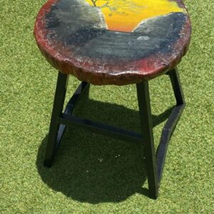 Sunset by the River Stool