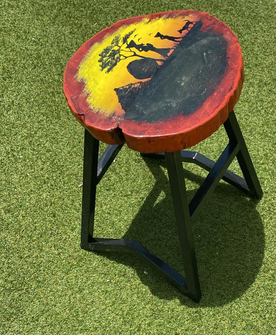 Sunset Safari Stool - Image 2