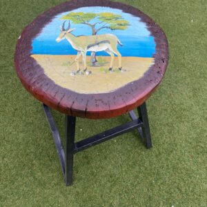 Blesbok in the Desert Stool