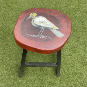 Grey Bird Stool