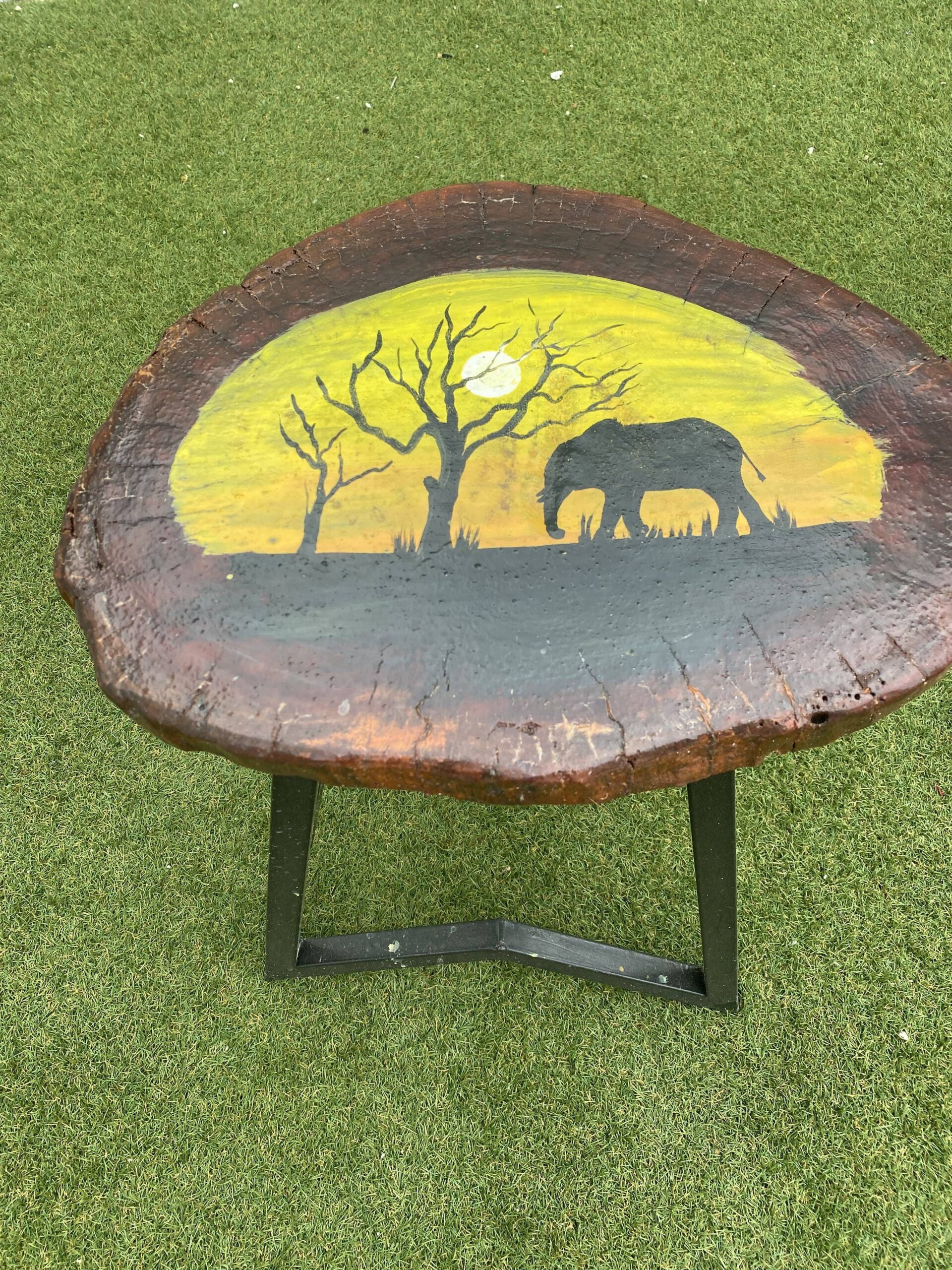 Sunrise Elephant Stool